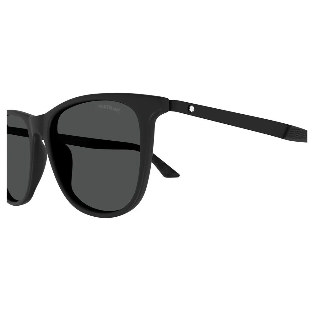 Mont Blanc MB0330S Sunglasses Black Acetate Square